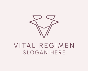 Elegant Letter V logo design