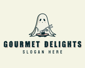 Ghost Sushi Dining logo design