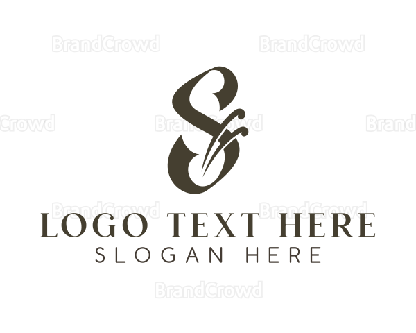 Elegant Letter S Artist Logo