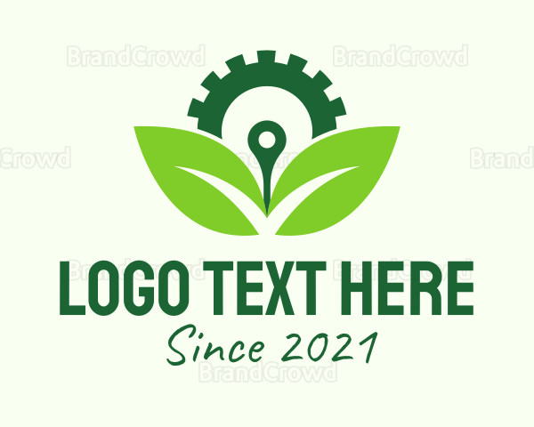 Green Eco Gear Logo