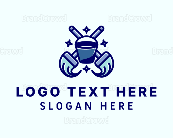 Mop & Bucket Cleaner Logo