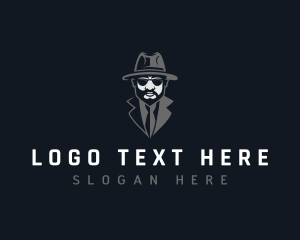 Mobster - Hat Gentleman Detective logo design