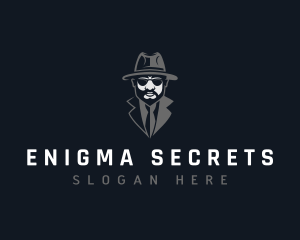 Hat Gentleman Detective logo design