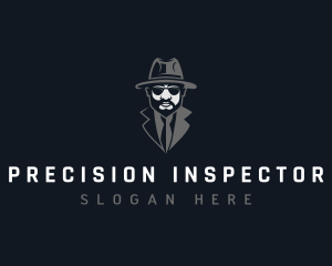 Hat Gentleman Detective logo design