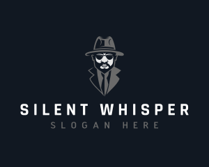 Anonymous - Hat Gentleman Detective logo design