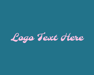 Retro Cursive Business Logo