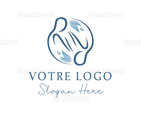 Relaxing Massage Spa Logo