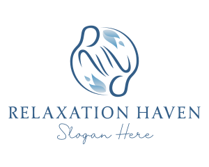 Massage - Relaxing Massage Spa logo design