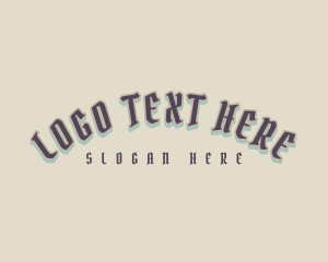 Clothing Line - Gothic Countryside Bar logo design