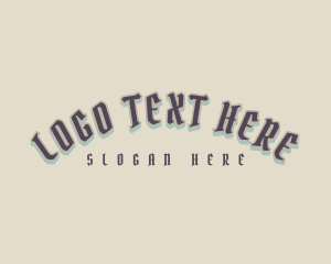 Grunge - Gothic Countryside Bar logo design