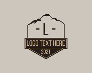 Summit - Vintage Mountain Peak logo design