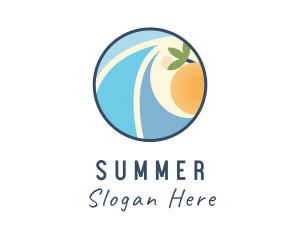 Tropical Summer Wave logo design