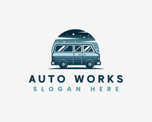 Automobile - Travel Van Automobile logo design