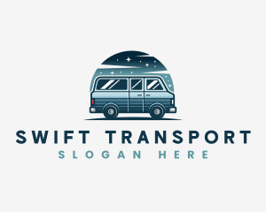 Travel Van Automobile logo design