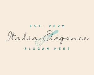 Elegant Pastry Baker logo design