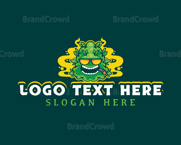 Smoker Cannabis Marijuana Logo