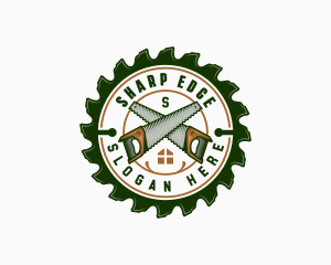 Saw - Hand Saw Carpentry logo design