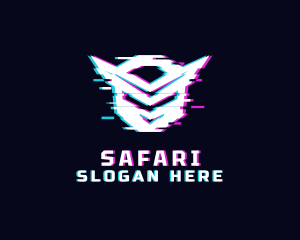 Arcade - Gaming Robot Glitch logo design