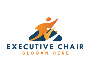 Chairman - Team Leader People logo design