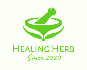 Green Traditional Medicine logo design