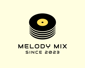 Album - Retro Music Vinyl logo design