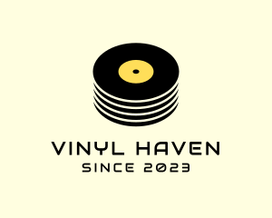 Vinyl - Retro Music Vinyl logo design