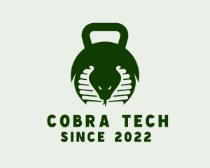 Cobra - Green Cobra Kettlebell logo design