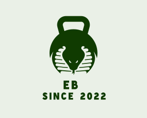 Bodybuilding - Green Cobra Kettlebell logo design