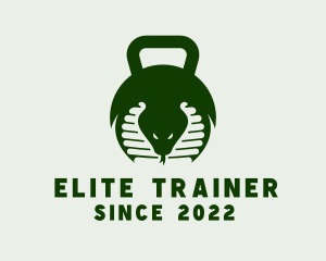 Green Cobra Kettlebell logo design