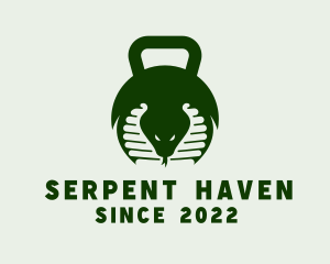 Green Cobra Kettlebell logo design