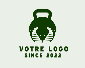 Viper - Green Cobra Kettlebell logo design