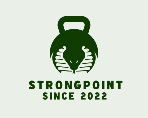 Bodybuilding - Green Cobra Kettlebell logo design