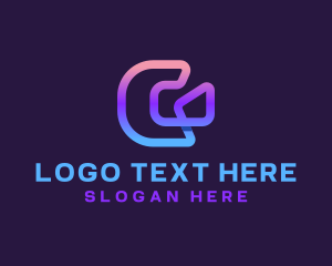 App - Tech Loop Business Letter G logo design