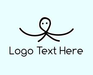 Hand Drawn - Hand Drawn Octopus logo design