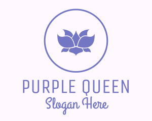 Purple Lotus logo design