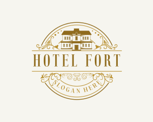 Mansion Residence Hotel logo design