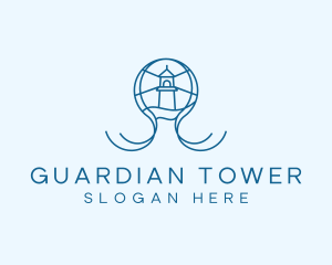 Lighthouse Tower Maritime logo design