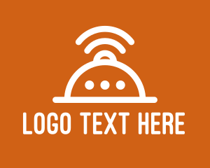 Social Media - Kitchen Messenger Wifi logo design