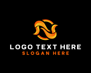 Creative Digital Firm Letter N logo design