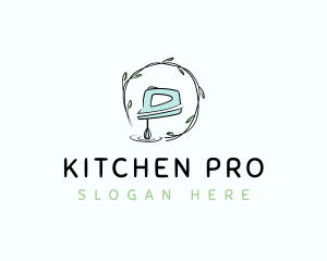 Baking Mixer Kitchen logo design