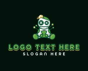 Streamer - Gaming Voodoo Doll logo design