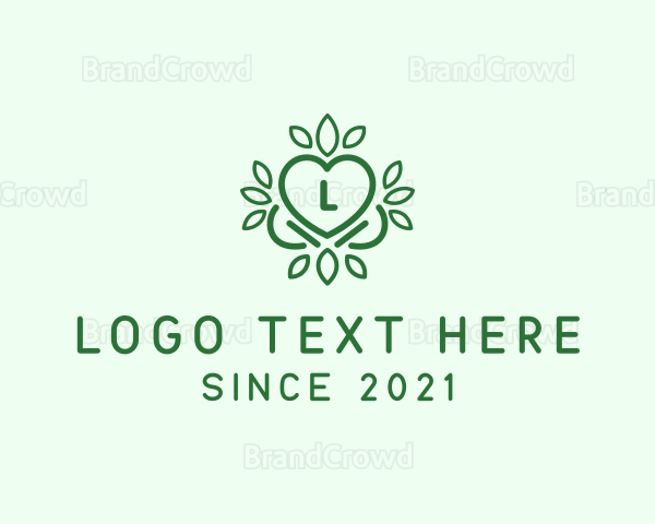 Heart Leaves Jewelry Logo