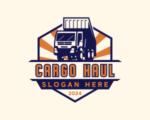 Logistics Cargo Truck logo design