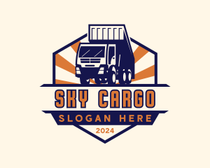 Logistics Cargo Truck logo design