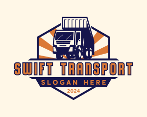 Logistics Cargo Truck logo design