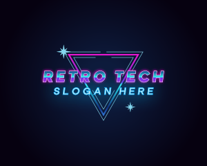 Retro Nightlife Bar logo design