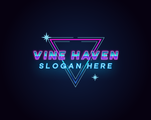 Retro Nightlife Bar logo design