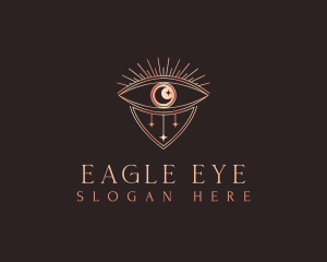 Moon Eye Sparkle logo design