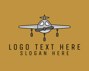 Simple Airplane Aviation Logo