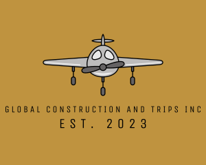 Trip - Simple Airplane Aviation logo design